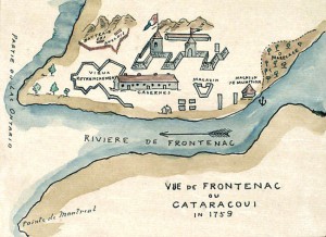Le Fort Frontenanc en 1759