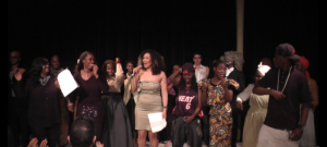 « Rire contre le racisme », un spectacle organisé par la Passerelle IDE dans le cadre du mois de l'Histoire des Noirs, février 2013.