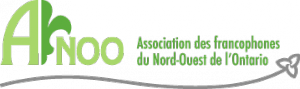 Logo de l'Association des francophones du Nord-Ouest de l'Ontario, AFNOO. 