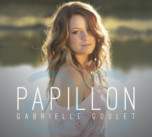 Gabrielle Goulet lance son premier album Papillon. Source : site Web de Gabrielle Goulet.