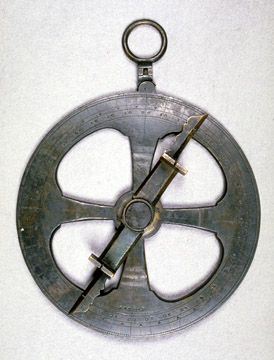 Champlain, astrolabe de L'astrolabe de Champlain (avec la permission du Musée canadien des civilisations).